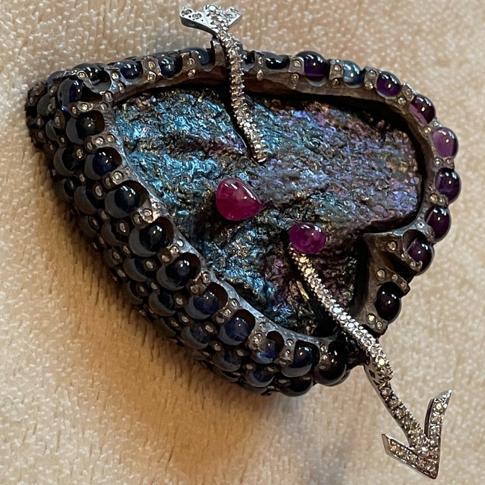 Rare LUZ CAMINO One-of-a-Kind Precious Convertible Heart - Picture 9 of 15
